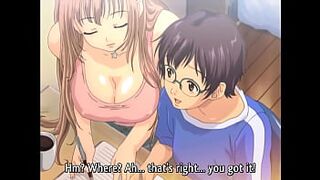 HENTAI - HOT tutor shows her HUGE TITS to her YOUNG STUDENT