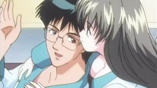 Busty japanese anime teen takes hard dick