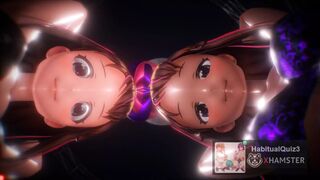 mmd r18 Kizuna AI & Black Gal Kizuna AI Cakeface 3d hentai sexy erotic seductive Milf