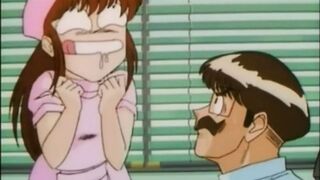 Blonde anime chick rides cock before BDSM