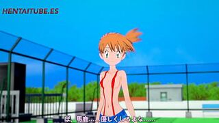 Pokemon Hentai - Misty x Ash. hard sex