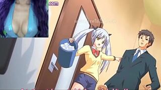 HIS WIFE LEAVE HIM AND HE CONSOLES WITH HIS STEP-DAUGHTER - Hentai Papa Love Ep. 1