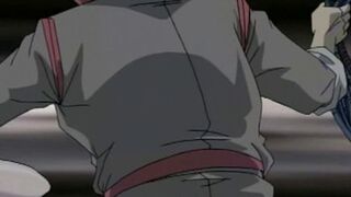 Hentai babe gets punished with anal sex