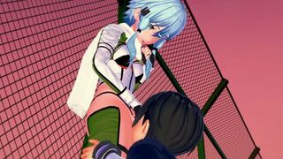 Sword Art Online Kirito x Sinon Hentai