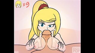 Super Smash Girls Titfuck - Zero Suit Samus by PeachyPop34