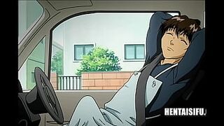 Pro Stain Remover Helps Japanese MILFs With Sex Stains (ENG SUB HENTAI)